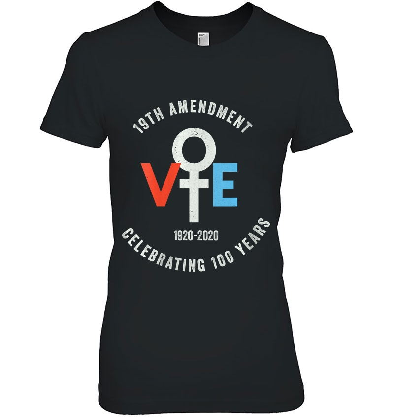 Womens 19Th Amendment Centennial Logo Votes Women Suffrage Design V-Neck Hoodie