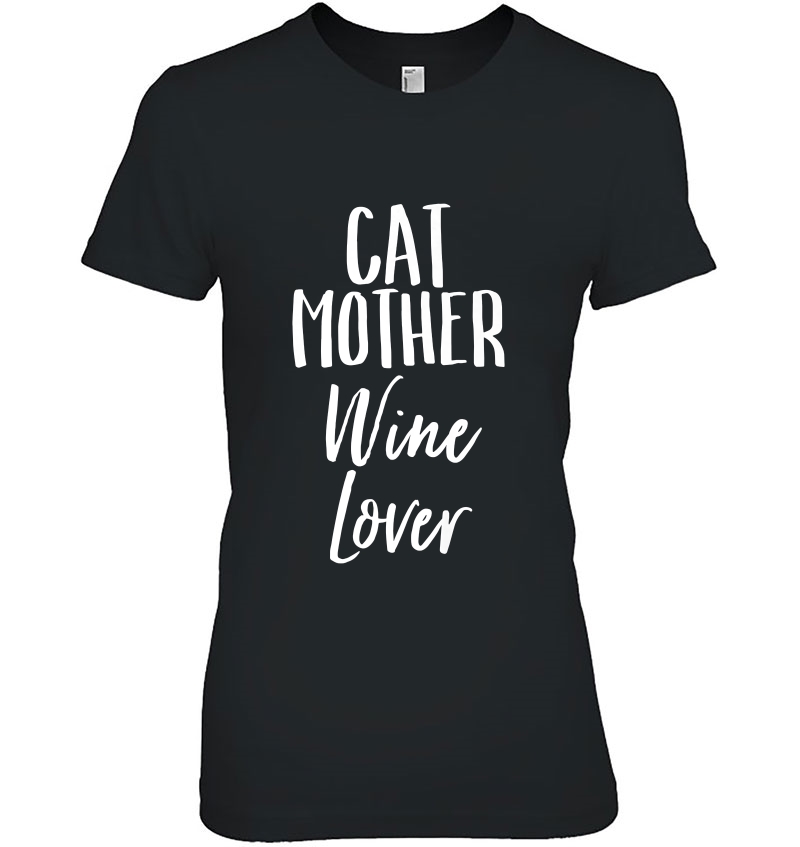 Womens Cat Mother, Wine Lover Vintage Distressed T Pe Hoodie