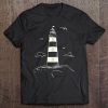 Womens Cute Lighthouse Art Collection For Men And Women V-Neck Tee