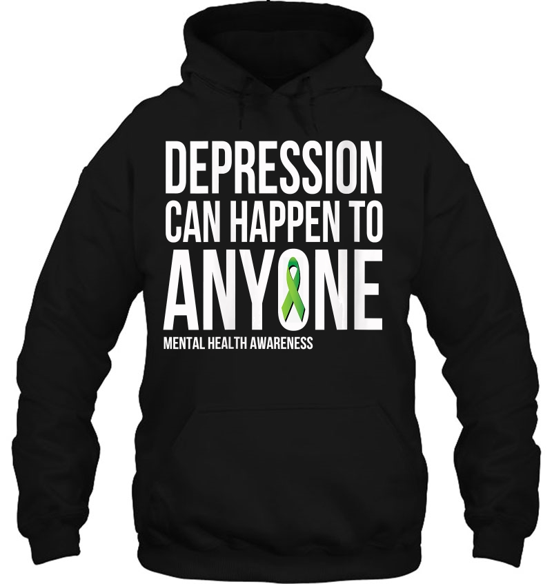 Womens Depression Can Happen To Anyone Mental Health Awareness V-Neck Mugs