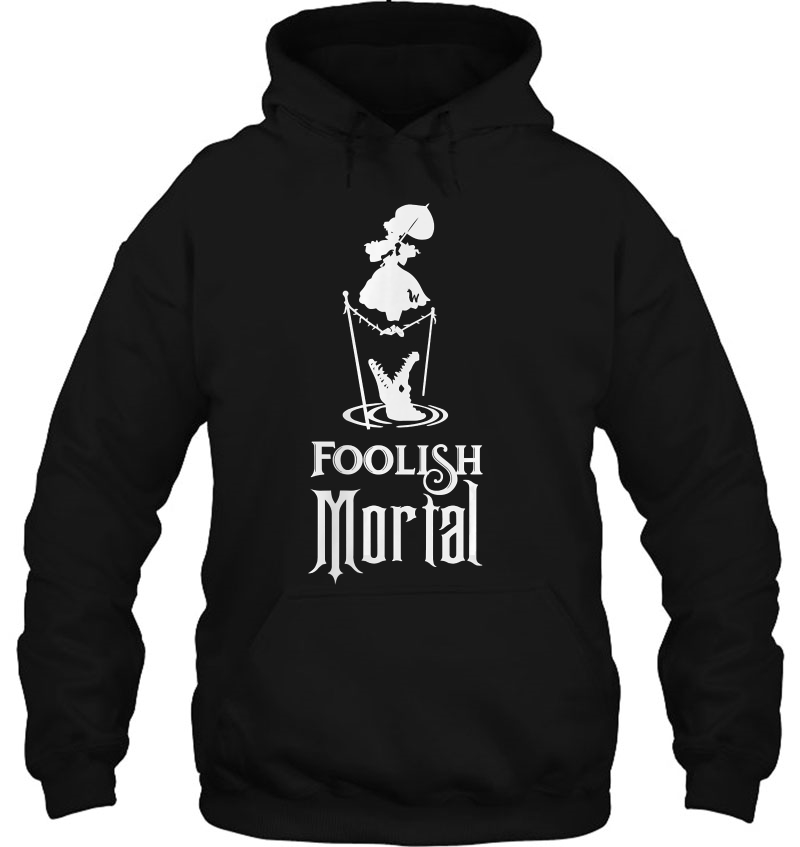 Womens Foolish Mortals Haunted Elevator Speech Tee V-Neck Mugs