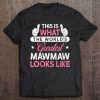 Womens Mawmaw Shirt Gift World's Greatest Mawmaw V-Neck Tee