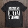 Womens Straight Outta Detroit - Straight Out Of Detroit V-Neck Tee