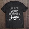 Womens The Best Sisters Get Promoted To Auntie Tee