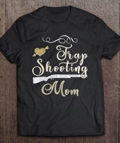 Womens Trap Shooting Mom Tank Top Tee