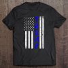 Womens Usa Flag Police Thin Blue Line Election Gifts Donald Trump V-Neck Tee