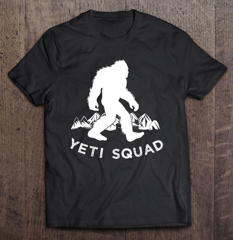 Yeti Squad, Mountain Ape Snowman Tee Gift Shirt