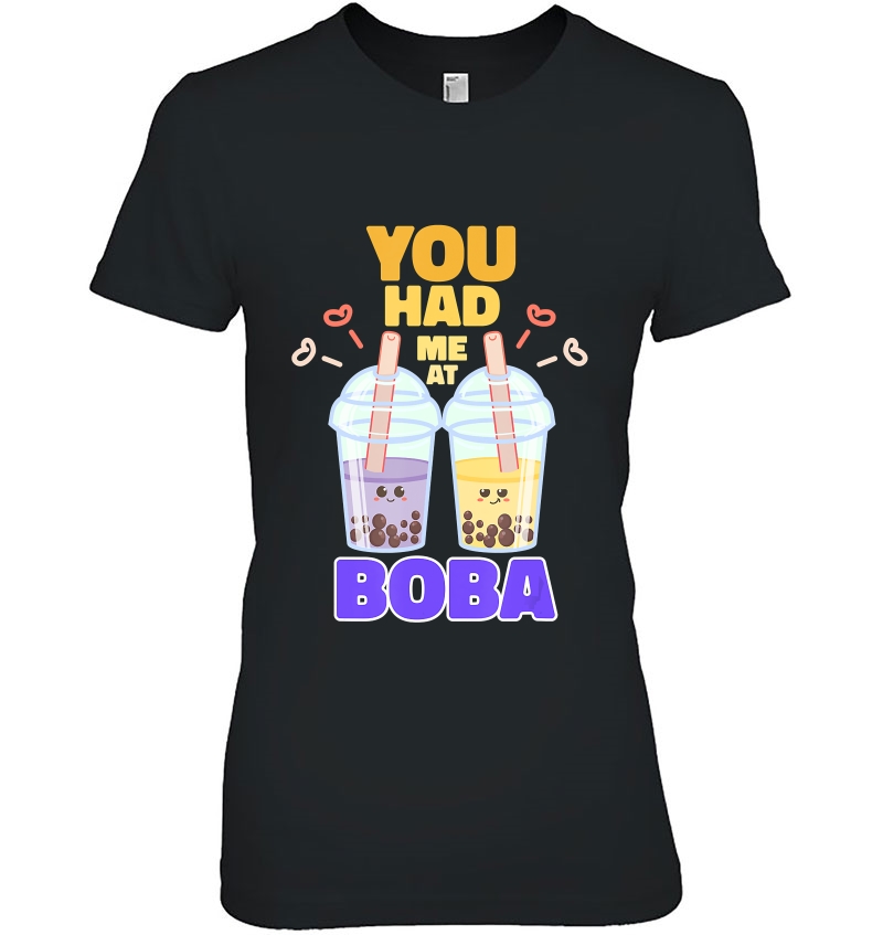 You Had Me At Boba Cute Bubble Tea Hoodie