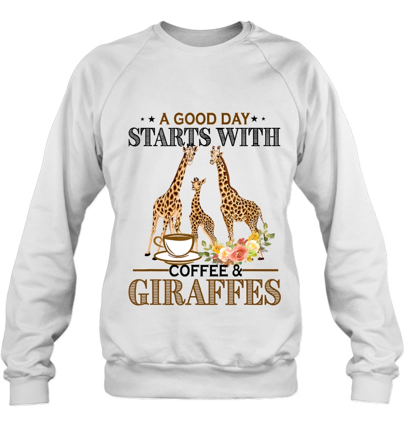 A Good Day Starts With Coffee & Giraffe Gif Mugs