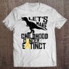 Childhood Cancer Dipg Brain Tumor Awareness Extinct Gift Tee