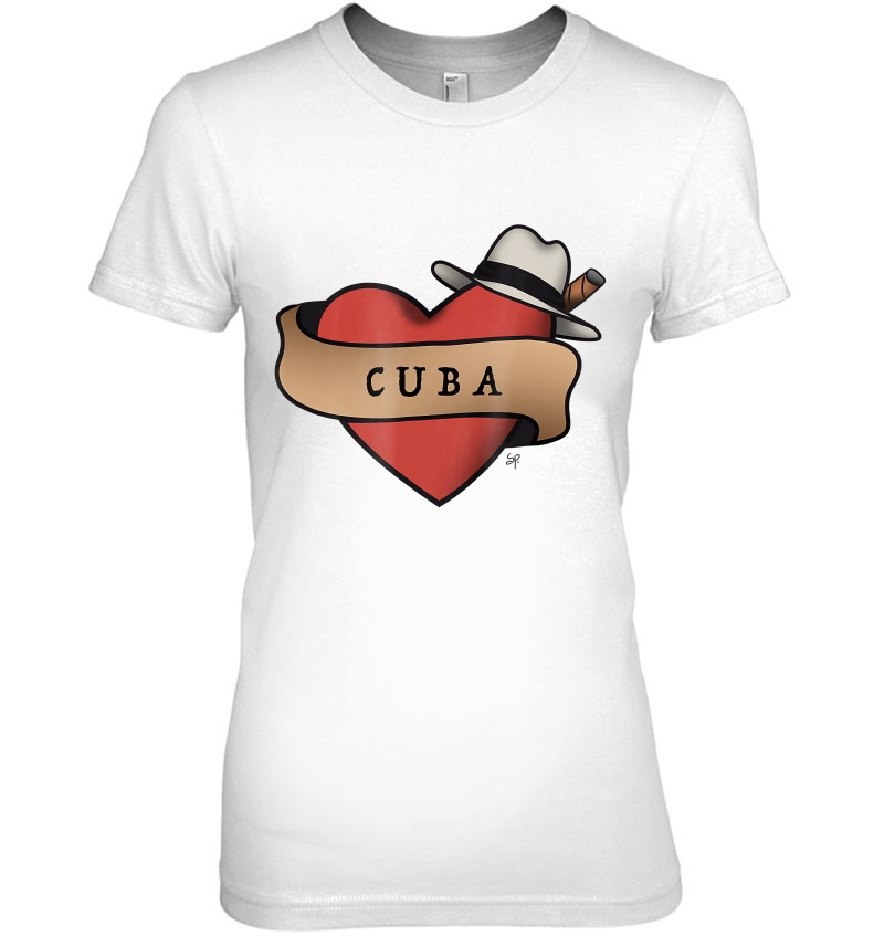 Cuba - I Love Cuba Tee - Havana Cubano Latino Cigar Hoodie