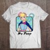 Pixar Toy Story 4 Bo Peep Colorful Bust Portrait Tee