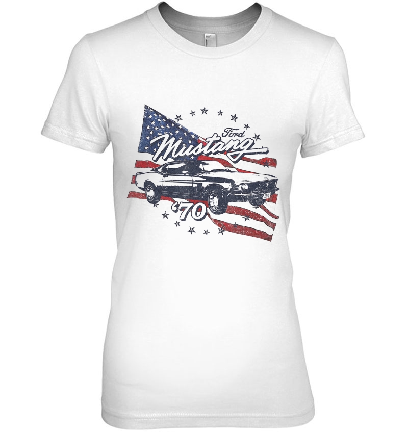 Ford Mustang '70 American Flag Hoodie