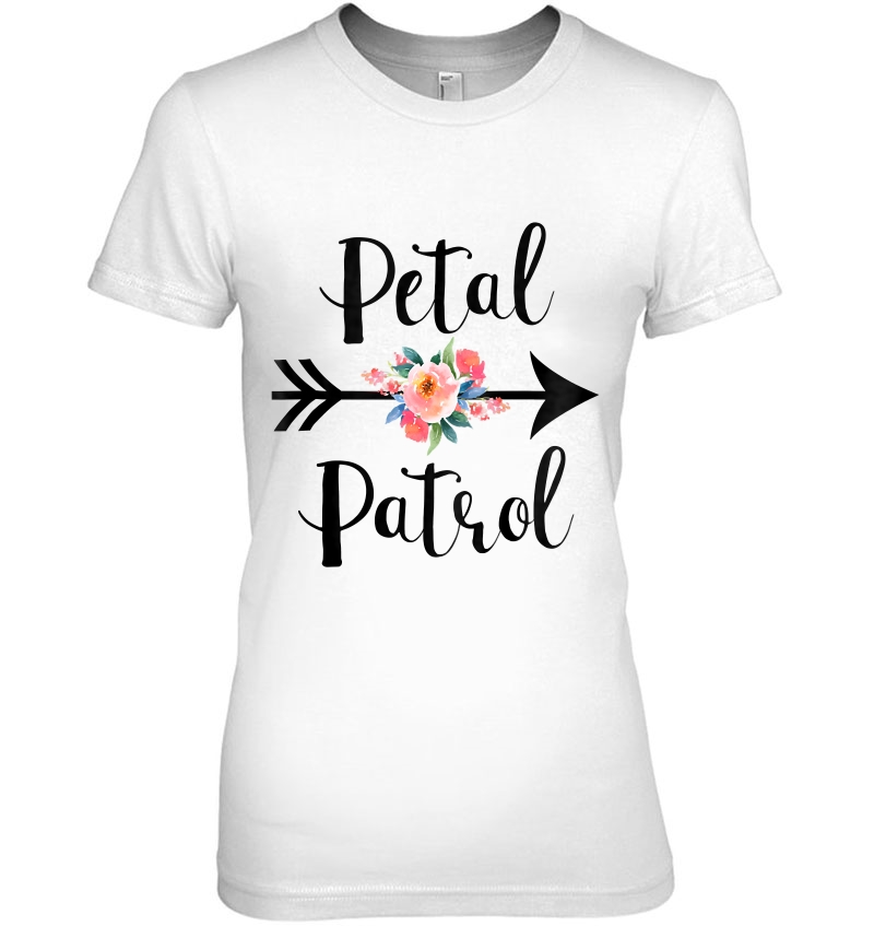 Kids Petal Patrol Flower Girl Shirt - Cute Bridal Party S Hoodie