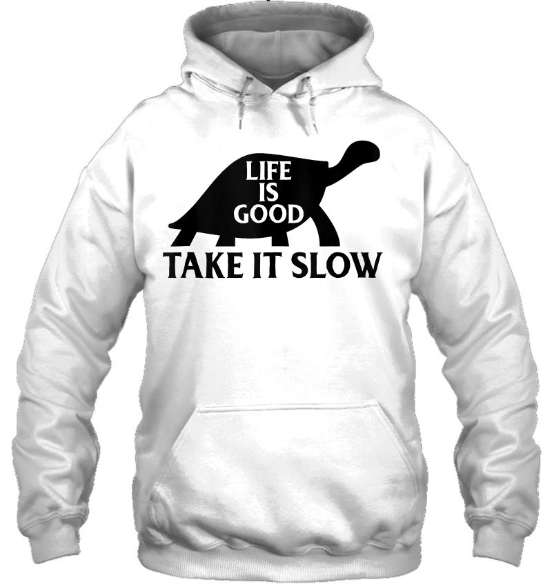 Life Is Good Take It Slow Men Women Funny Turtle Tank Top Mugs