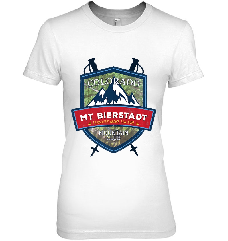 Mt Bierstadt Colorado 14Er Mountain Hiking Club - Blue Hoodie