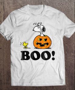 Peanuts Halloween Snoopy Woodstock Boo! Tee