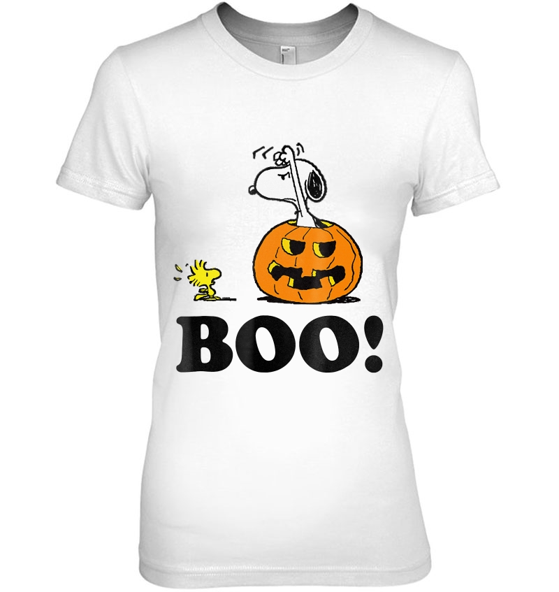 Peanuts Halloween Snoopy Woodstock Boo! Hoodie