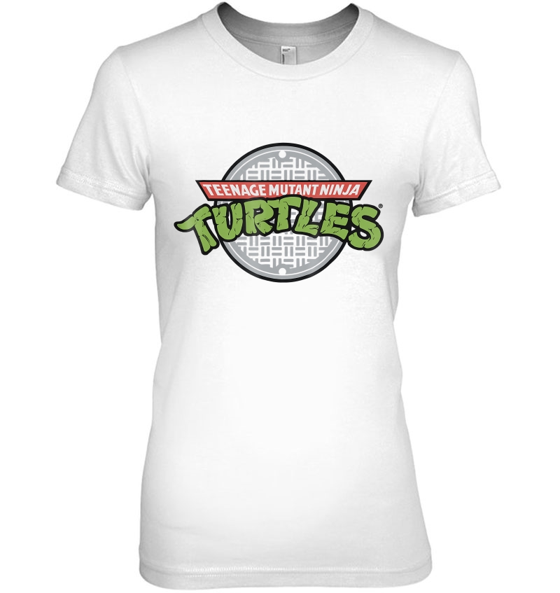 Tmnt Sewer Logo Ladies Tee
