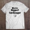 World's Biggest Sandbagger Funny Humorous Golf Tee