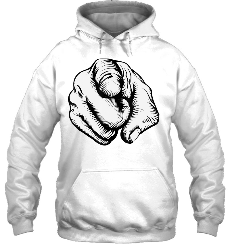 You - Awesome Pointing Finger Gift Hoodie
