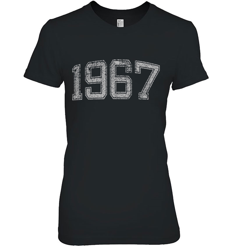 1967 Tshirt Vintage 52Nd B-Day Gift Ladies Tee