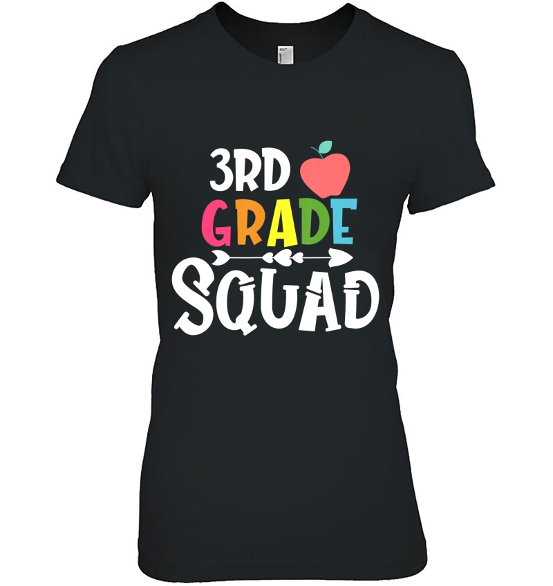 3Rd Grade Squad First Day Of 3Rd Grade Gift For Teacher Ladies Tee