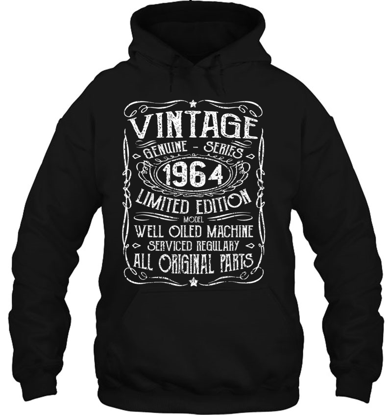 56 Years Old 1964 Vintage 56Th Classic Bday Gift Men Women Hoodie