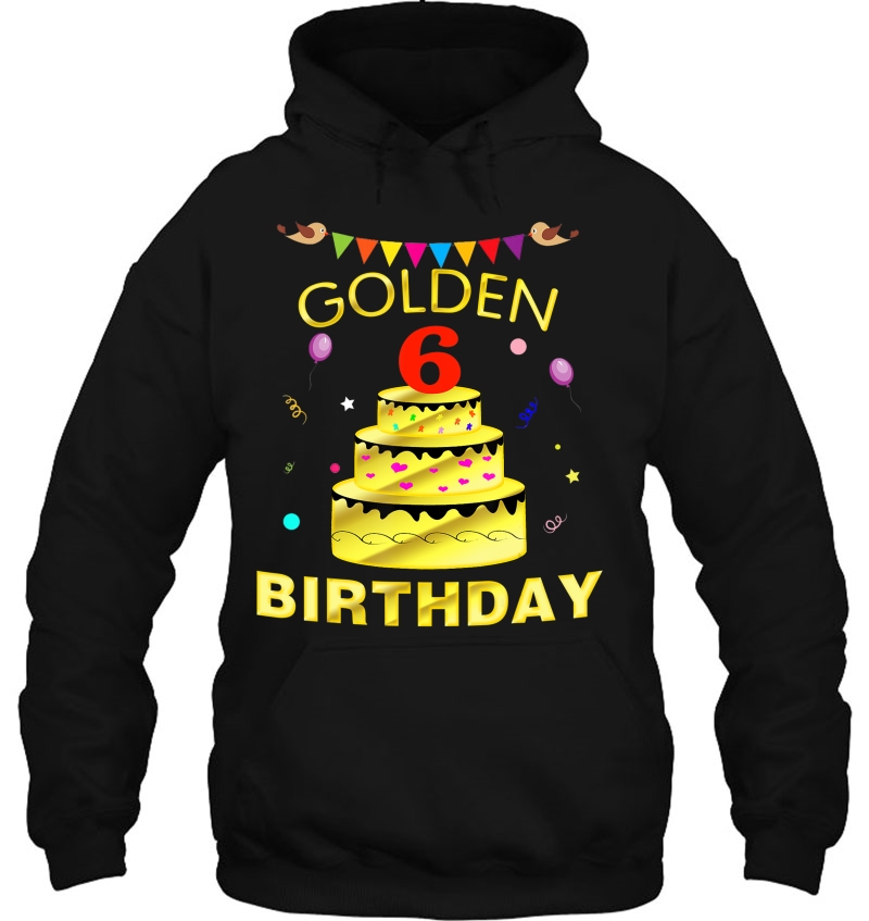 6 Years Old 6Th Golden Birthday Decorations Gif Mugs