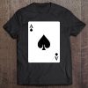 Ace Of Spades Playing Card Poker Player Costume Tee