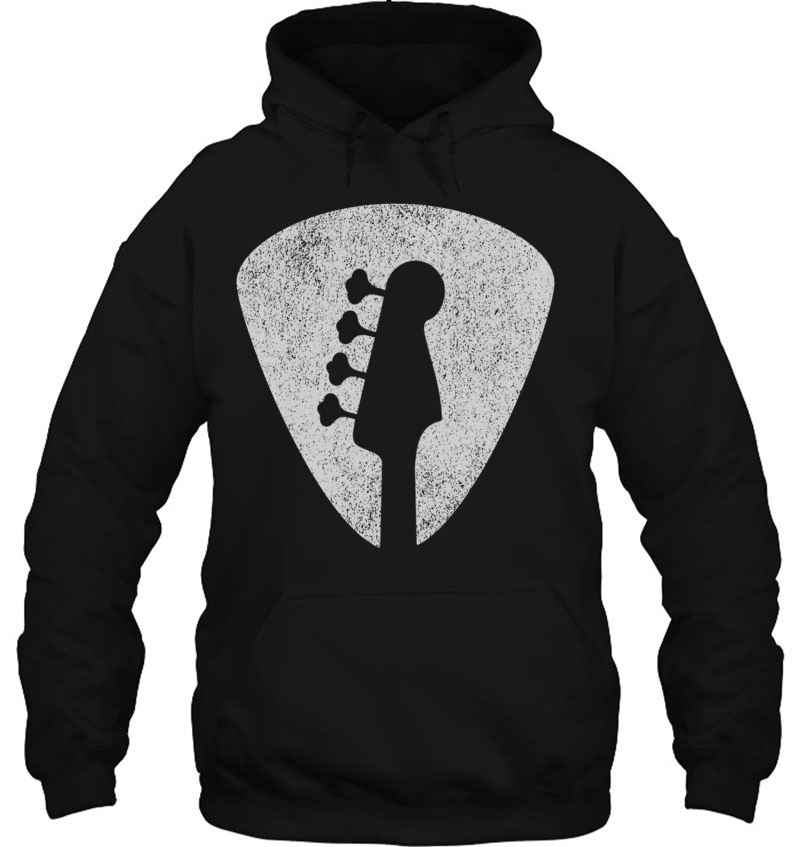 Bass Player Guitar Pick Hoodie