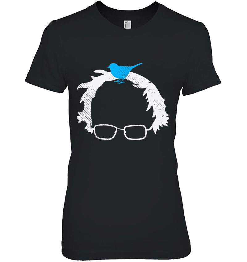 Bernie Sanders Wig Blue Bird Glasses 2020 Election President Hoodie