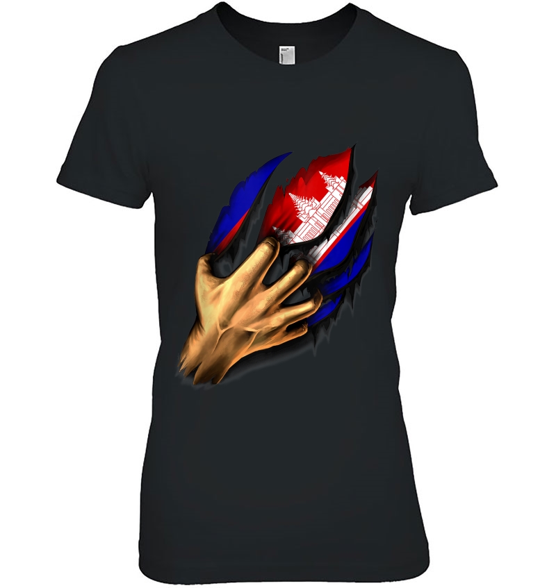 Cambodia Flag Cambodian Tank Top Ladies Tee