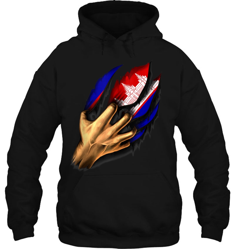 Cambodia Flag Cambodian Tank Top Hoodie