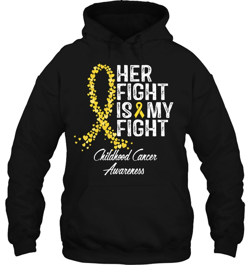 Childhood Cancer Awareness Tshirt Her Fight Is My Fight Gift Mugs