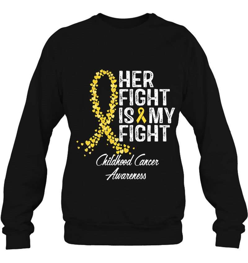 Childhood Cancer Awareness Tshirt Her Fight Is My Fight Gift Mugs