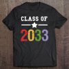 Class Of 2033 Grow With Me Shirt Tee