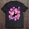 Cowboy Space Cat On Dinosaur Unicorn - Donut Tee