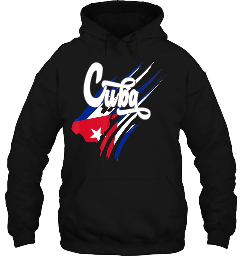 Cuban Flag I Cuba Supporter Gift Hoodie