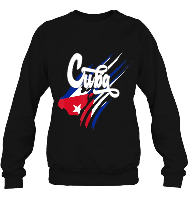 Cuban Flag I Cuba Supporter Gift Sweatshirt