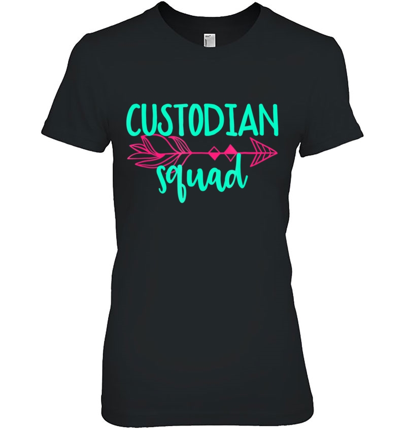 Custodian Squad Tee Shirt Tshirt Teacher Appreciate Hoodie