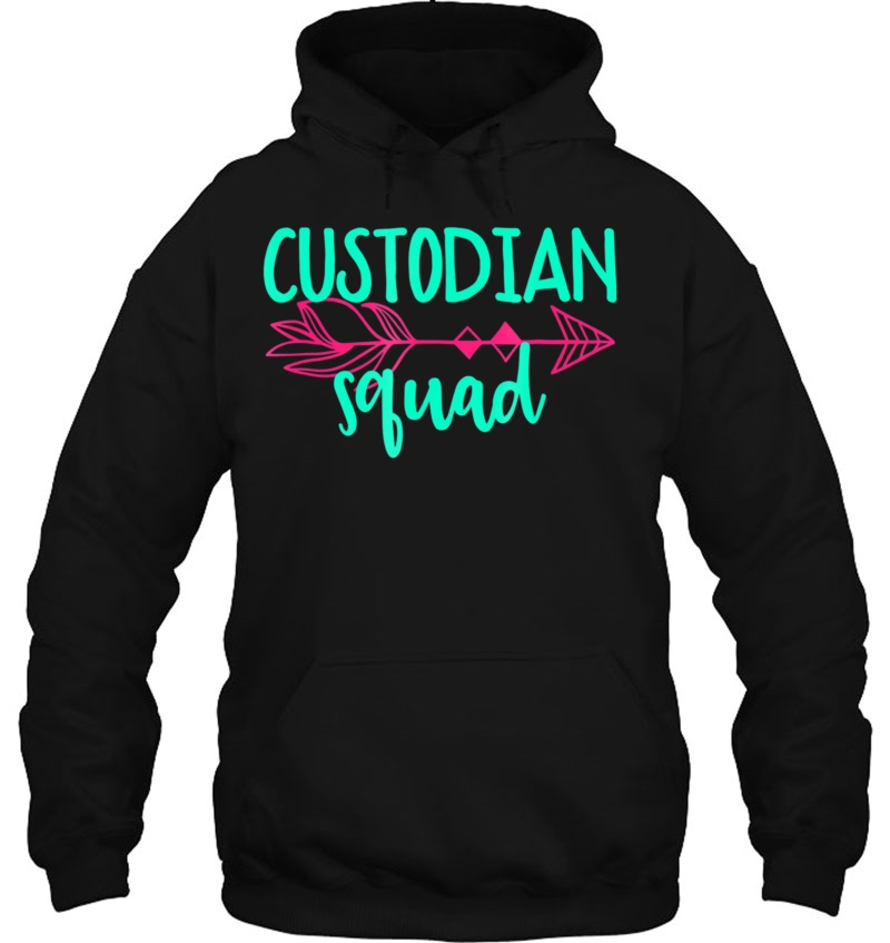 Custodian Squad Tee Shirt Tshirt Teacher Appreciate Mugs