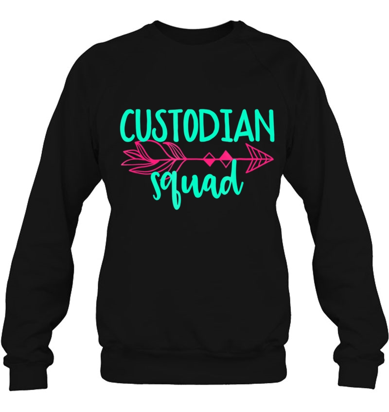 Custodian Squad Tee Shirt Tshirt Teacher Appreciate Mugs