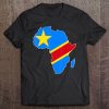 Democratic Republic Of Congo Flag Africa Map Tee