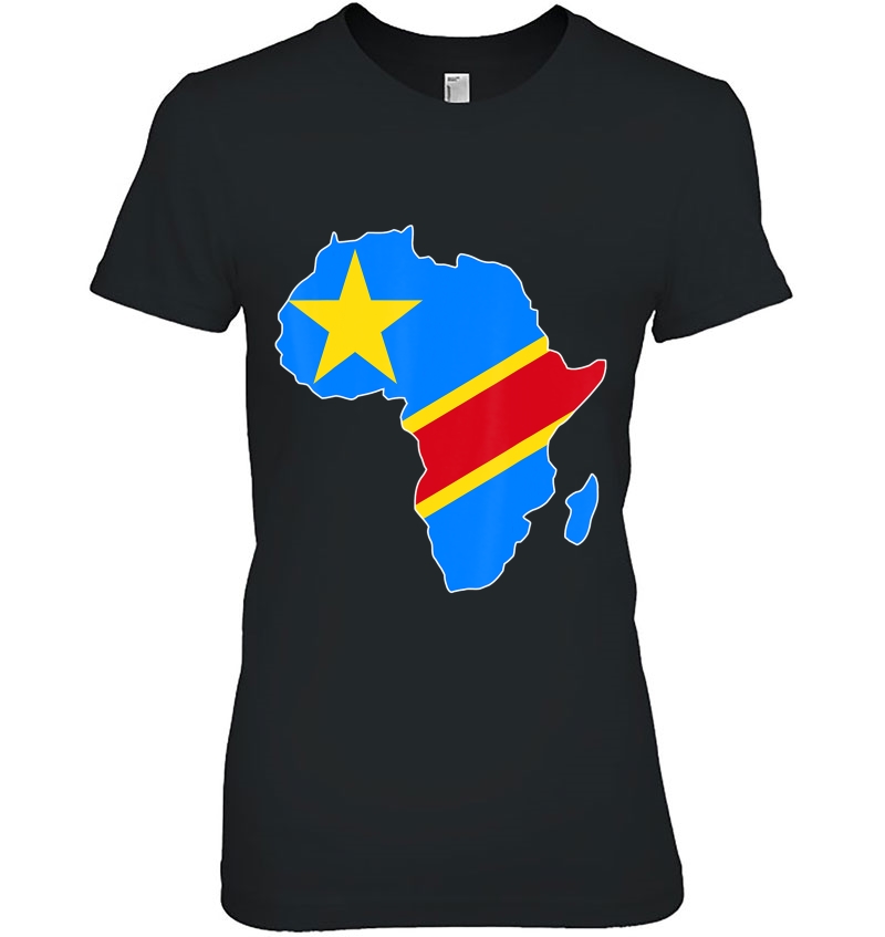 Democratic Republic Of Congo Flag Africa Map Hoodie