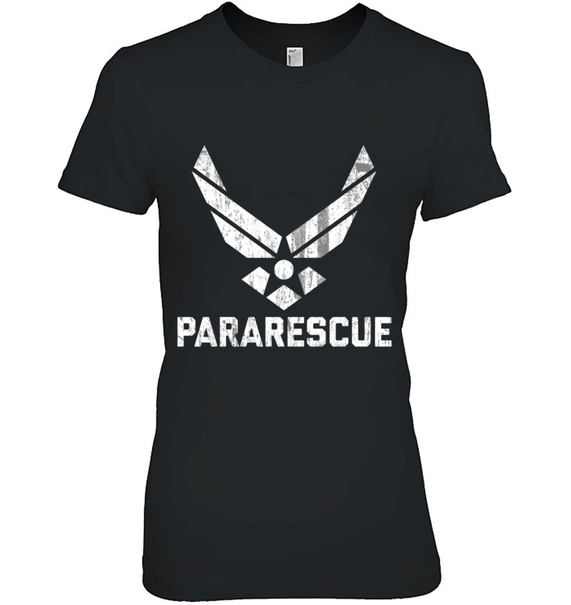 Distressed Usaf Pararescue Shirt Hoodie