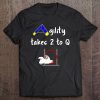 Dog Agility - Takes 2 To Q With A Papillon Dog Tee