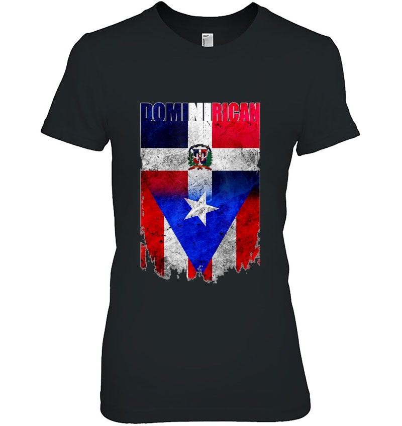 Dominirican Dominican And Puerto Rican Flag Dominican Flag Hoodie