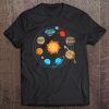 Flat Earth Joke Flat Earthers Solar System Tee