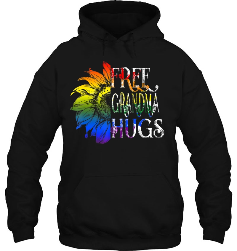 Free Grandma Hugs Pride Lgbt Rainbow Flag Mugs